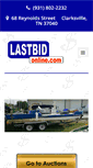 Mobile Screenshot of lastbidonline.com